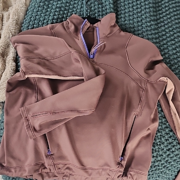 lululemon athletica Brown Sweatshirt with Purple Accents - Picture 2 of 5